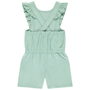 Combi-short sans manches avec volants fille 
