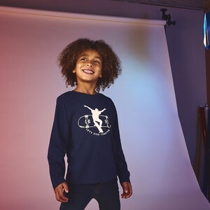T-shirt manches longues printé garçon 
