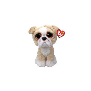 PETITES PELUCHES PELUCHE BEANIE BOOS - 15CM - POOCH LE CHIEN 
