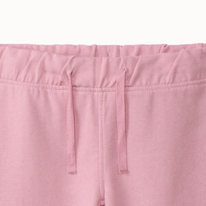 Ensemble jogging en molleton uni print fleur pour fille 