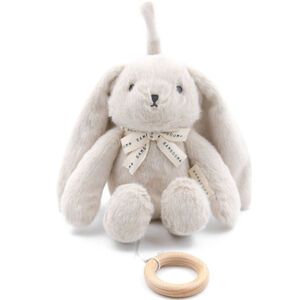 Knuffel Konjn muzikaal Warm Grey 