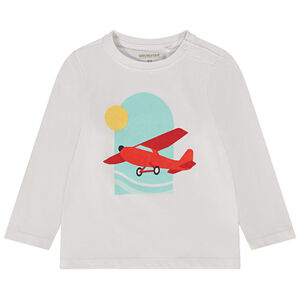 Langarm T-shirt met fantasiedruk voor babyjongen 