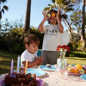 T-shirt met korte mouwen met fantasiedruk voor jongens 