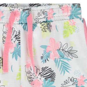 Short en jersey imprimé fantaisie pour bébé fille 