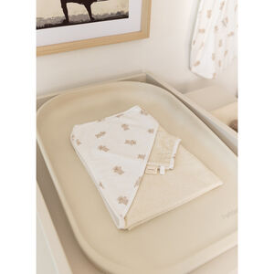 Cape de bain + Gant Bear Allover 