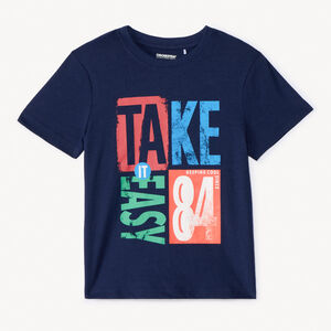 T-shirt manches courtes printé pour garçon 