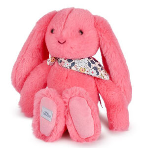 Knuffel Konijn Fleurette 25cm Koraal 