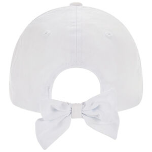 Hart met pailletten en strik pet voor meisjes 