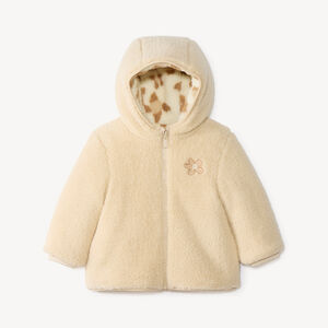 Babyjasje voor meisjes van omkeerbare sherpa 
