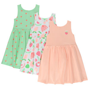 Set van 3 mouwloze jurkjes voor meisjes 