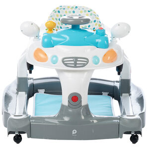 Trotteur 4 en 1 bleu/gris 