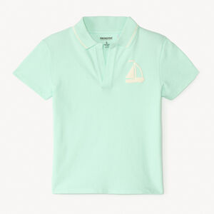 Korte mouwen polo met fantasieprints voor jongens 