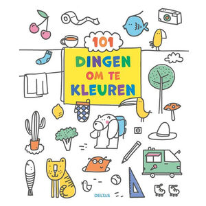 Livre NL - 101 dingen om te kleuren 4ans + 