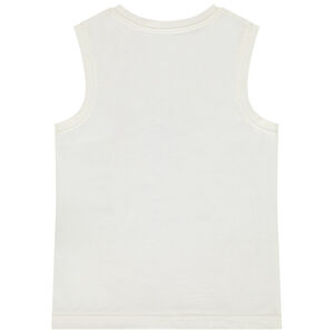 Effen tanktop met fantasiedruk voor jongen 