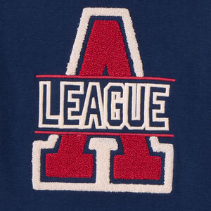 Sweatshirt van geborstelde fleece met 3D-lussenpatch voor jongens 