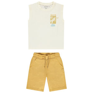 Ensemble 2 pièces avec débardeur printé pour garçon 