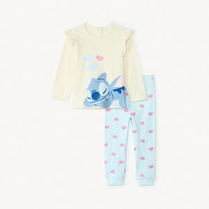 Set 2 pièces de pyjama Stitch Disney pour bébé fille 