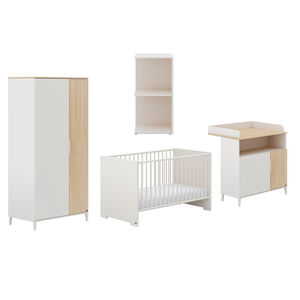 Kamer compleet Pomeline Bed 60x120/Commode/Kast 2d/bibliotheek  