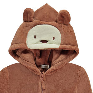 Surpyjama ludique singe en sherpa pour garçon 