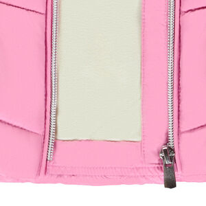 Donsjas zonder mouwen met fleece capuchon voor meisjes 