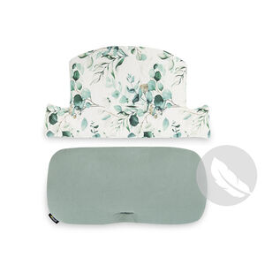 Kussen voor hoge stoel Select Jersey Leaves Mint 