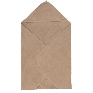 Badcape badstof 100x100cm Milky Coffee 