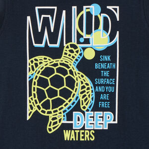 Débardeur en jersey motifs fantaisie pour garçon 