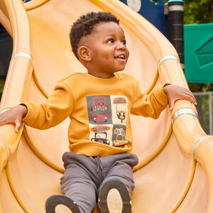 Ensemble jogging en molleton printé pour bébé garçon 