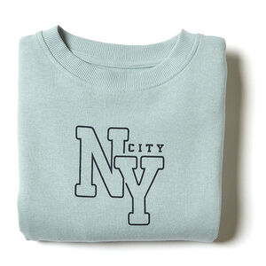 Sweatshirt fleece print "NY city" voor jongen 