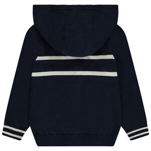 Gilet en tricot avec capuche garçon 