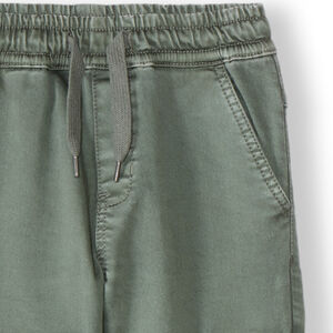 Jeansjogger cargo effen met zakken voor jongens 