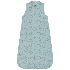 Gigoteuse sans manches en double gaz TOG 0.5 imprimé animaux pour bébé garçon 