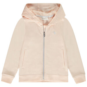 Vest met kap in effen fleece voor meisjes 