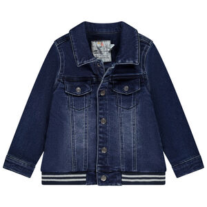 Veste effet jean avec détails rayés pour bébé garçon 
