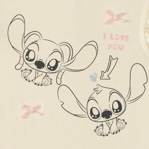 T-shirt met korte mouwen voor meisjes van baby Stitch en Angel Disney 
