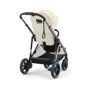 Poussette électrique avec panier e-Gazelle S taupe/seashell beige 