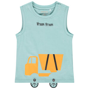 Débardeur en coton print animal pour bébé garçon 