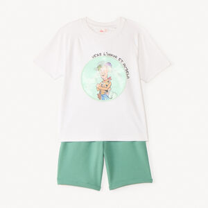 Twee-delige set t-shirt + korte broek lenticulaire print Toy Story Disney - Pixar voor jongens 
