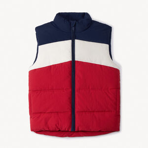 Doudoune sans manches effet color block pour garçon 