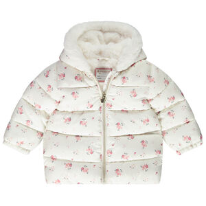 Doudoune Grand Froid imprimé fleurs pour bébé fille 