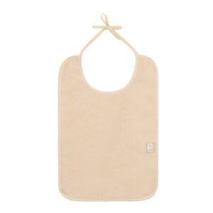 Lot de 7 bavoirs grand modèles - Beige 