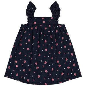 Tuniek in jersey met fantasieprint meisjes 