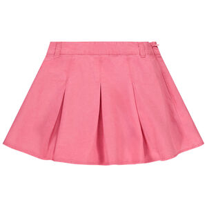 Rok met plissé-effect in popeline voor meisjes 