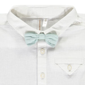 Ensemble 2 pièces avec chemise à nœud pour bébé garçon 