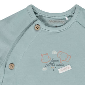 Tweedelig gewatteerd setje voor baby