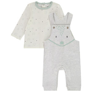 Set van 2 delen met salopette voor baby 