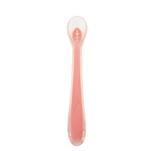 Cuillère en silicone Yummix rose 