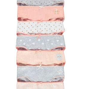 Lot de 7 culottes fantaisies en jersey fille 