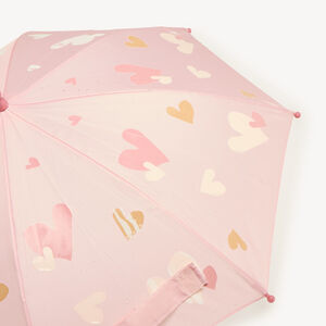 Parapluie meisje met hartjesmotief 