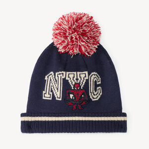 Spiderman Marvel jongens muts met pompon 